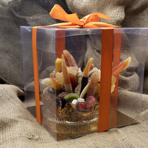 CESTINO CROCCANTE CON FRUTTA E CIOCCOLATO